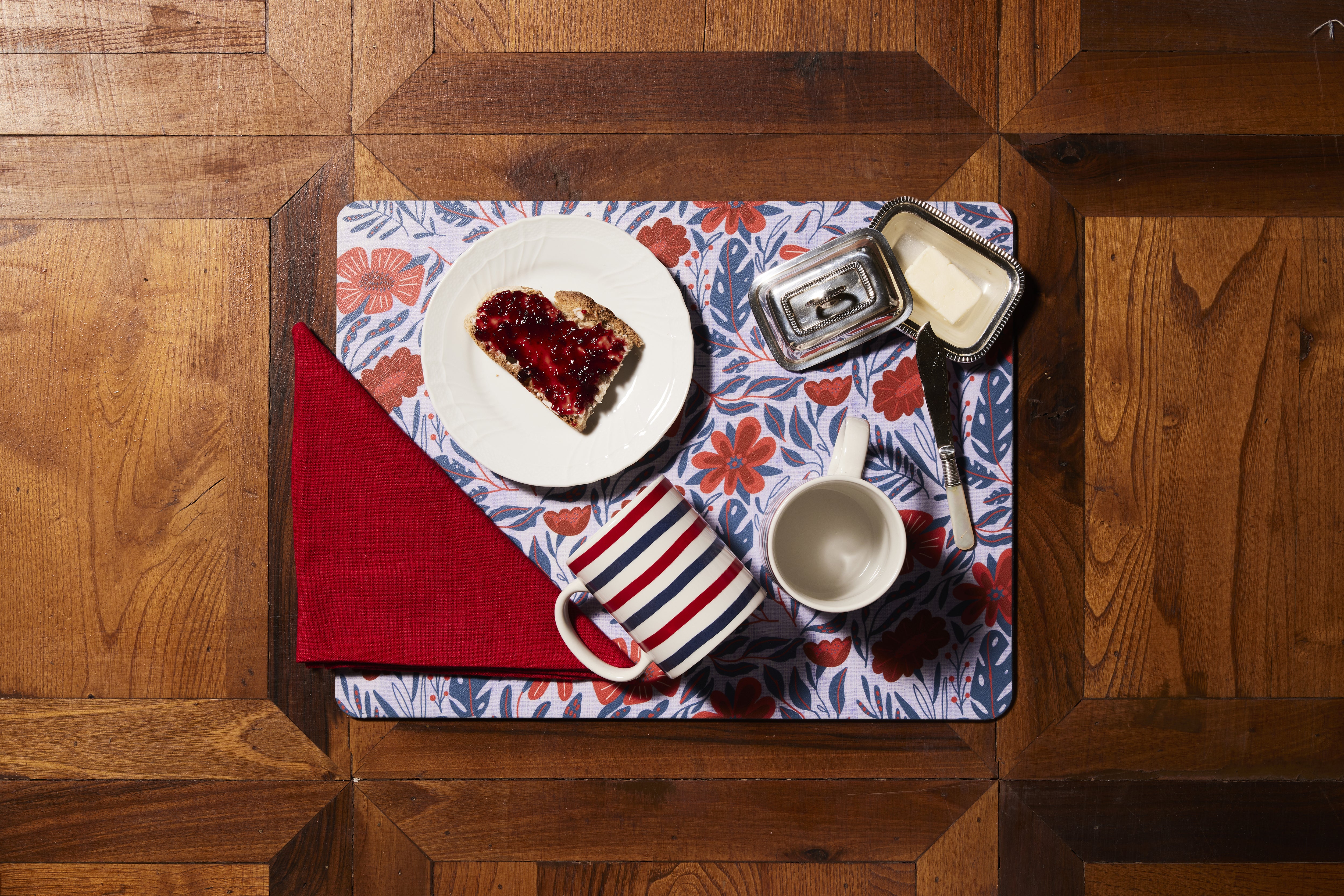 STRIP AND FLOWERS RETTANGOLARE