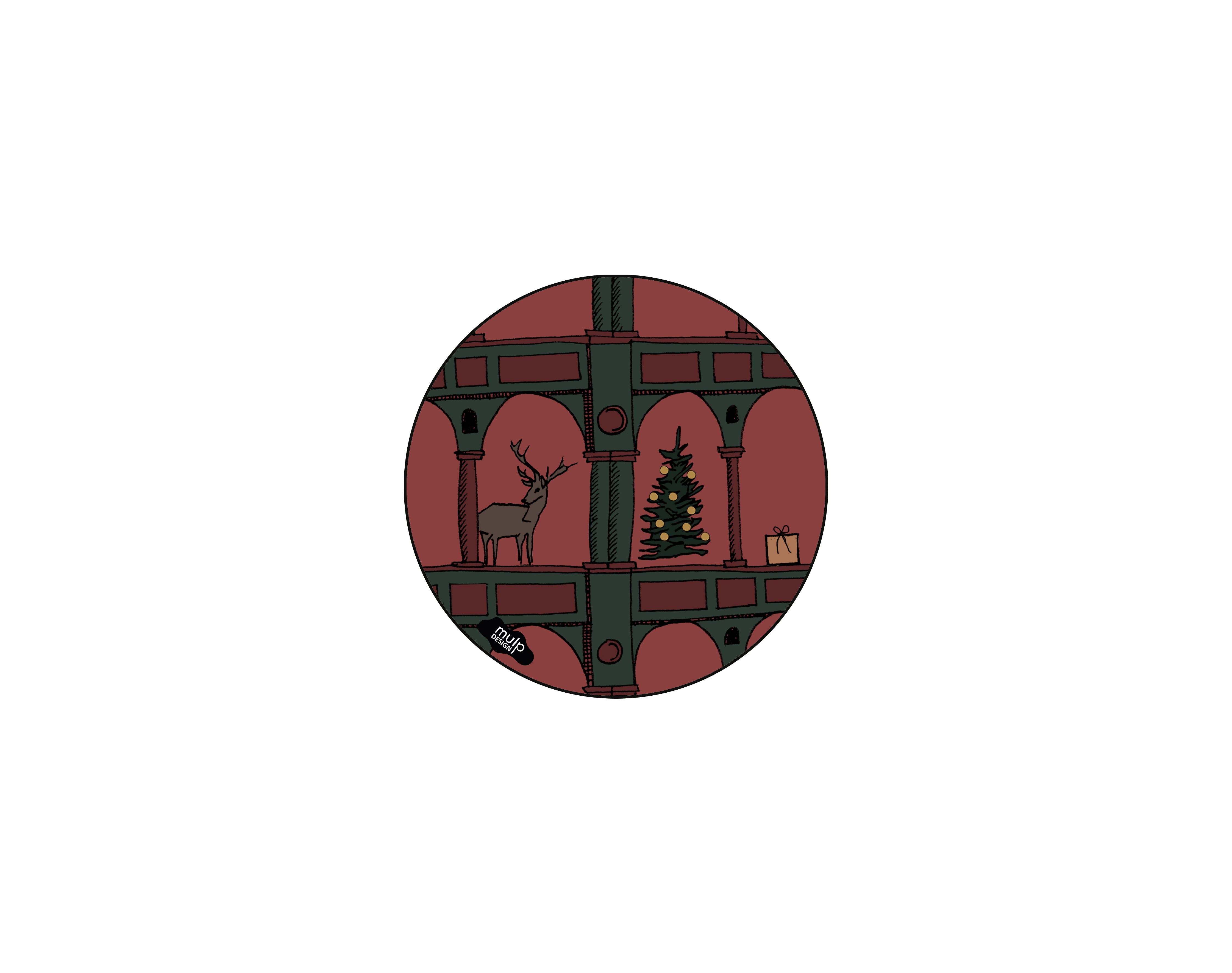 PRIMO NATALE IN ROSSO SOTTOBICCHIERE