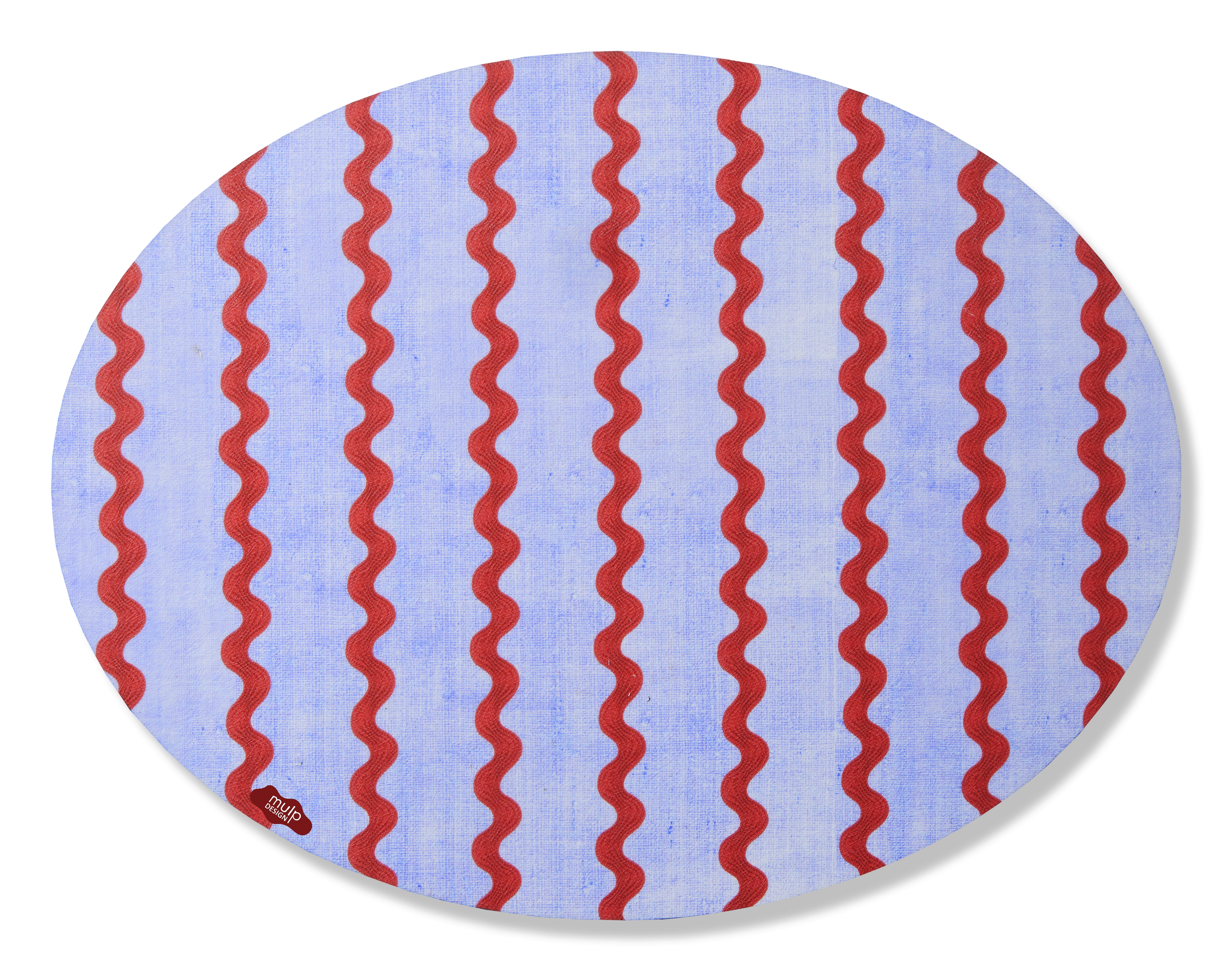 STRIP AND FLOWERS OVALE