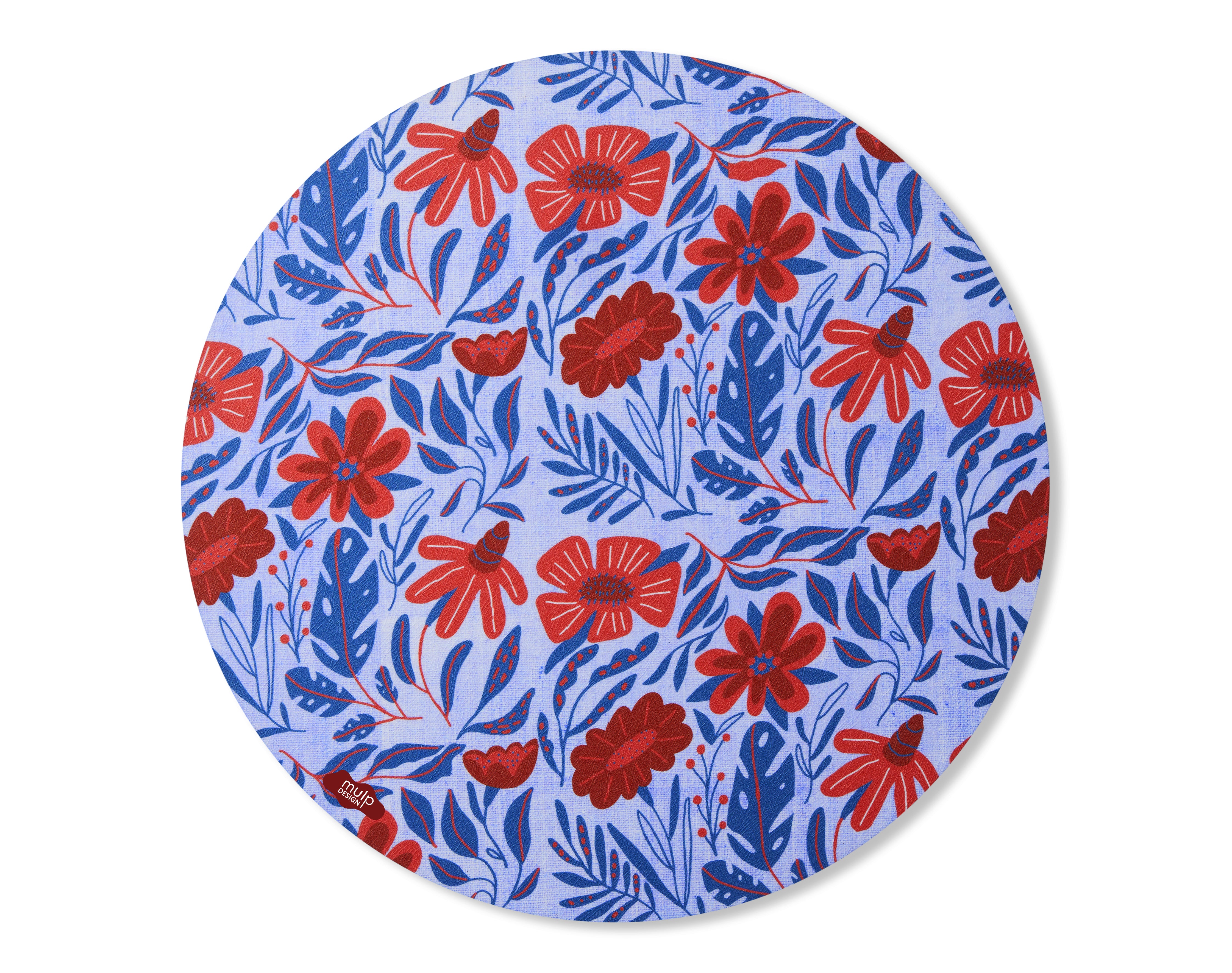 STRIP AND FLOWERS TONDA